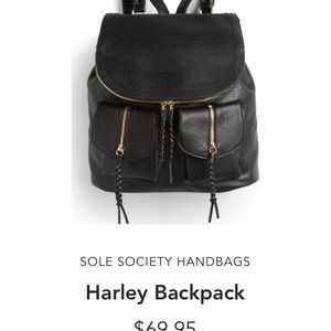 Sole Society backpack